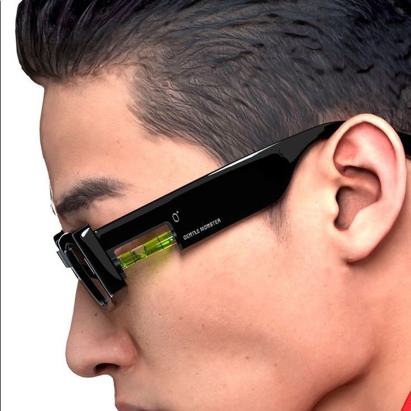 Heron Preston x Gentle Monster Level 0 black sunglasses - Picture 3 of 9